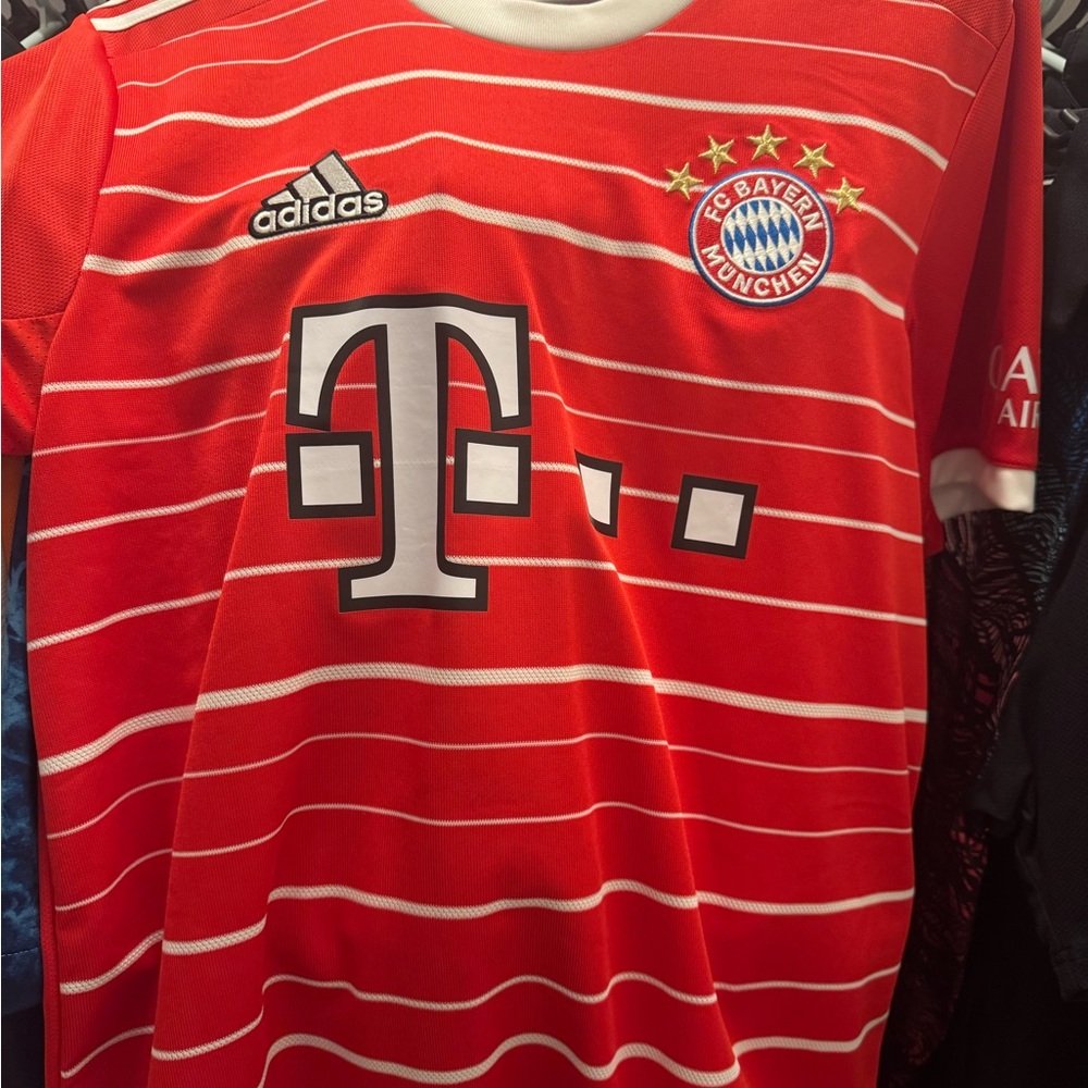 Adidas Kids FC Bayern Munich Red Jersey